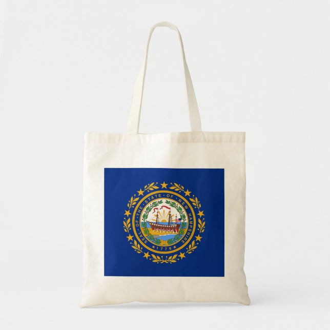 State Flag of New Hampshire Tote Bag (Front)