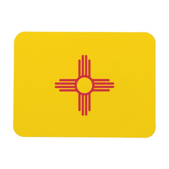 State Flag of New Mexico, USA Magnet (Horizontal)