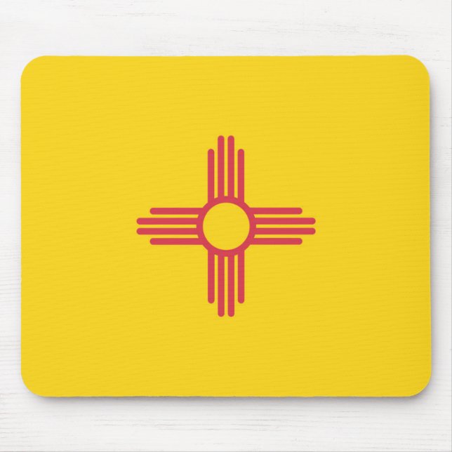 State Flag of New Mexico, USA Mouse Pad (Front)