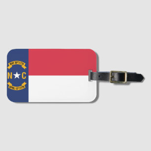 State Flag of North Carolina, USA Luggage Tag