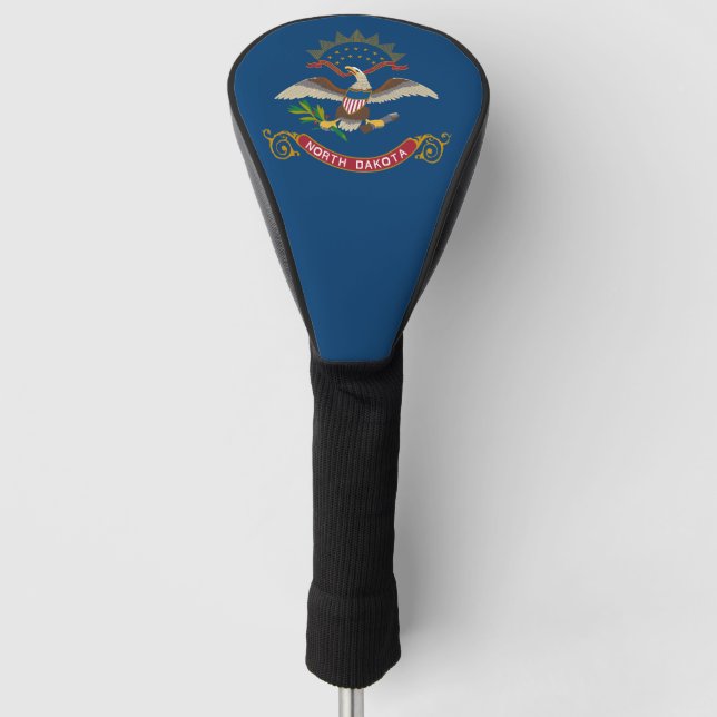 State Flag of North Dakota Golf Head Cover (Front)