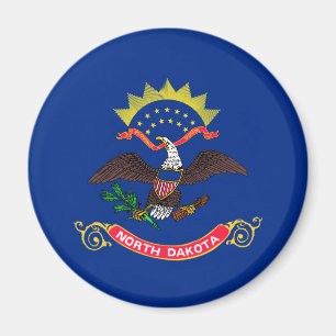 State Flag of North Dakota Magnet