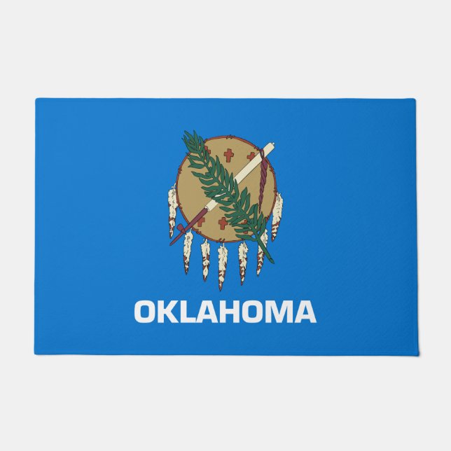 State Flag of Oklahoma Doormat (Front)