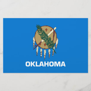 State Flag of Oklahoma Stationery