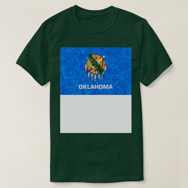 State flag of Oklahoma T-Shirt (Design Front)