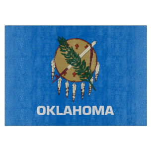 State Flag of Oklahoma, USA Cutting Board