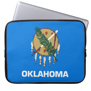 State Flag of Oklahoma, USA Laptop Sleeve