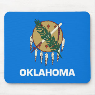 State Flag of Oklahoma, USA Mouse Pad