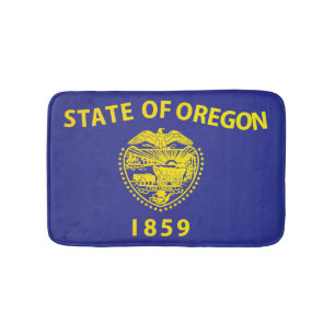 State Flag of Oregon, USA Bath Mat