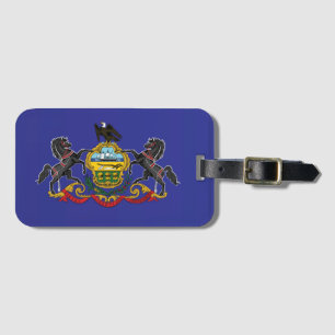 State Flag of Pennsylvania, USA Luggage Tag