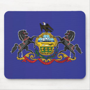 State Flag of Pennsylvania, USA Mouse Pad