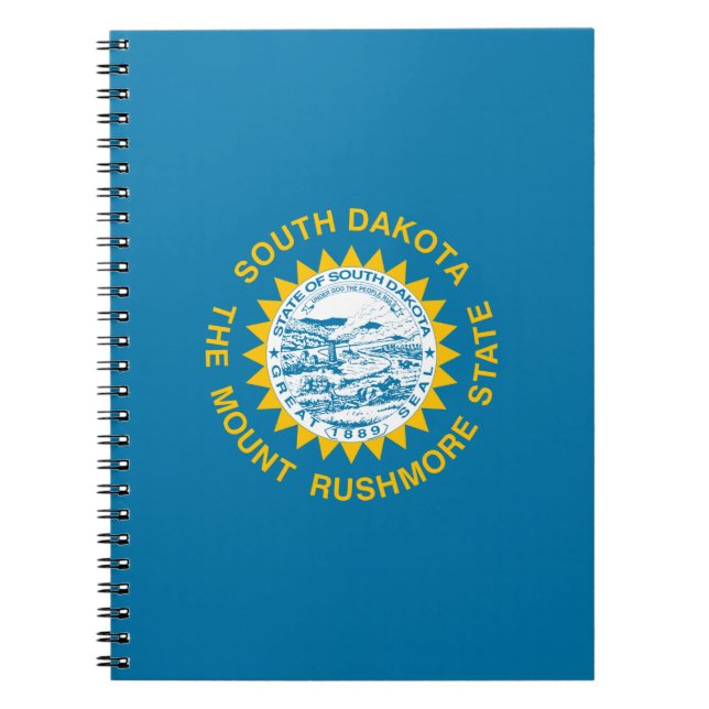 State Flag of South Dakota Notebook (Front)