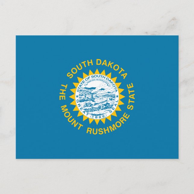 State Flag of South Dakota Postcard (Front)