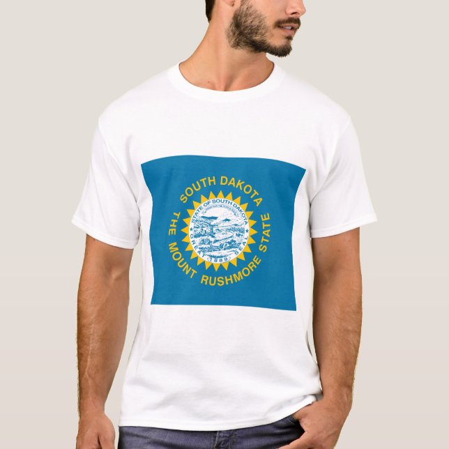 State Flag of South Dakota T-Shirt (Front)