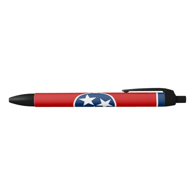 State Flag of Tennessee Black Ink Pen (Top)