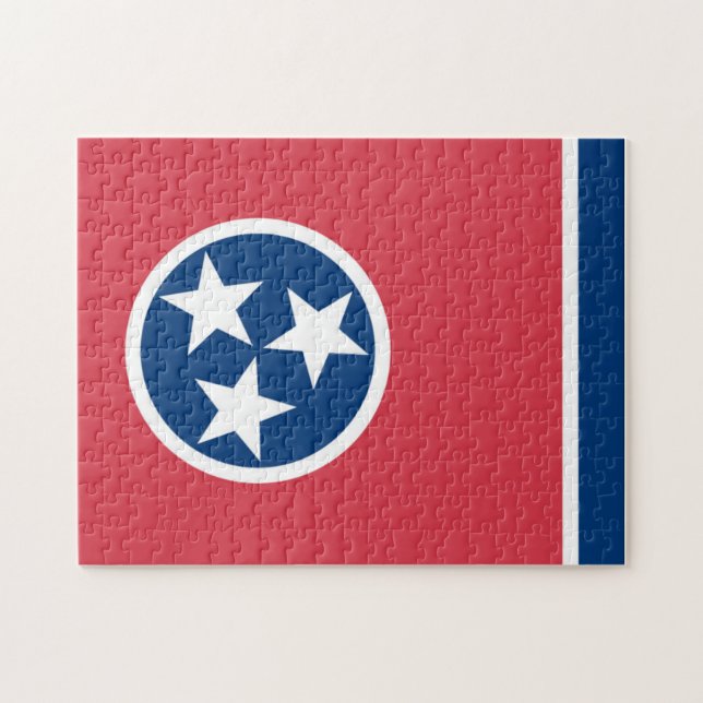 State Flag of Tennessee, USA Jigsaw Puzzle (Horizontal)