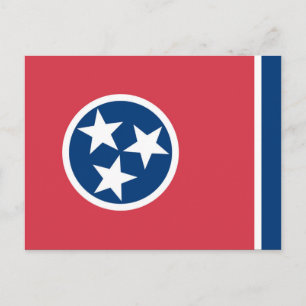 State Flag of Tennessee, USA Postcard