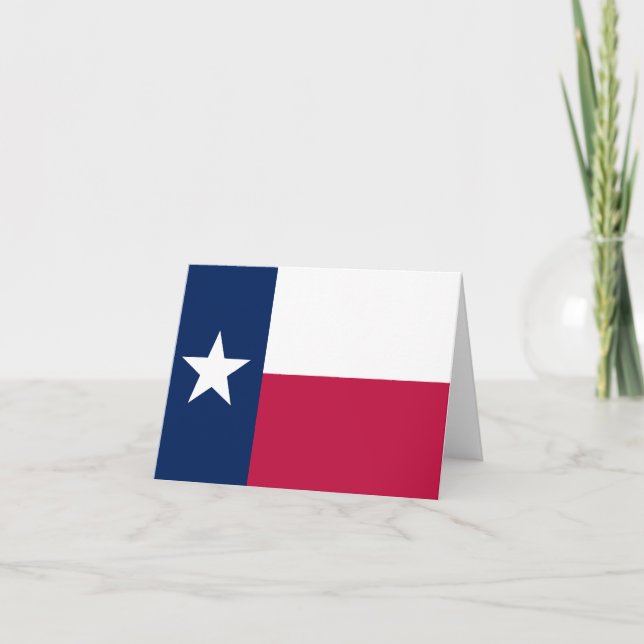 State flag of Texas Card (Front)