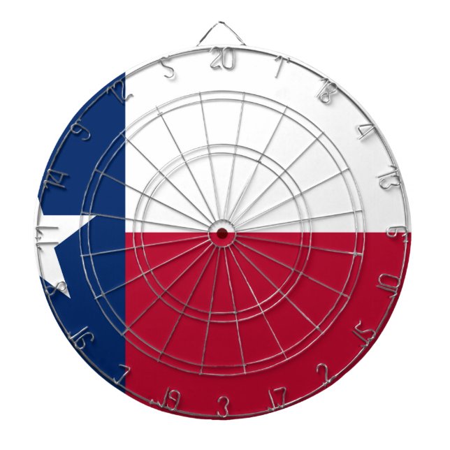 State Flag of Texas Dartboard (Front)