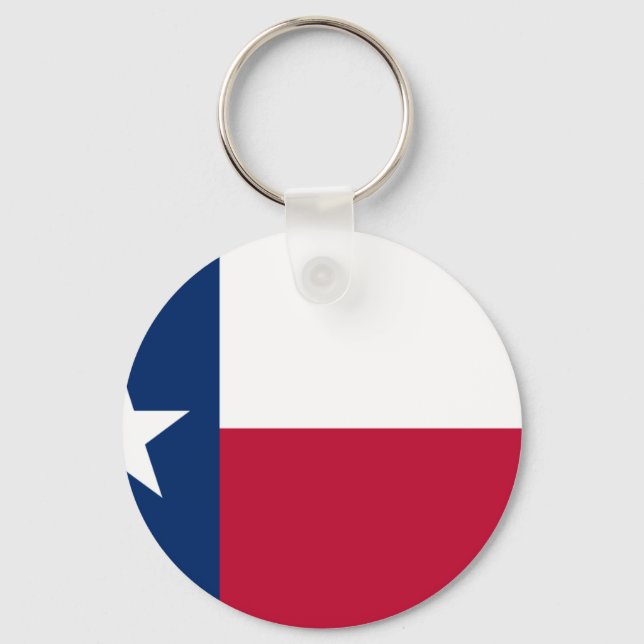 State Flag of Texas Key Ring (Front)