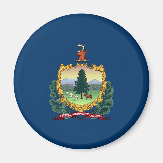 State Flag of Vermont Magnet (Front)