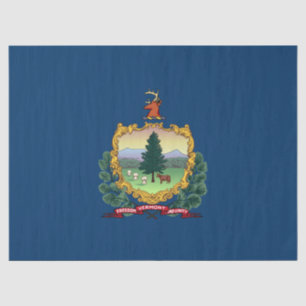 State Flag of Vermont Tissue Paper