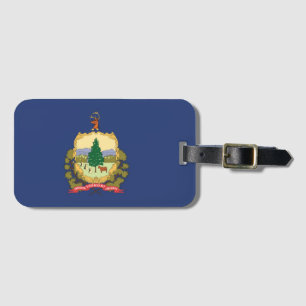 State Flag of Vermont, USA Luggage Tag