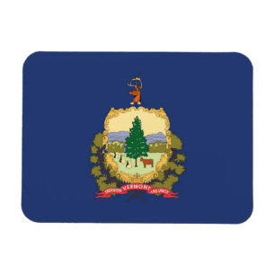 State Flag of Vermont, USA Magnet