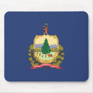 State Flag of Vermont, USA Mouse Pad