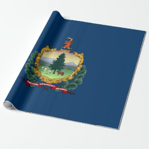 State Flag of Vermont Wrapping Paper