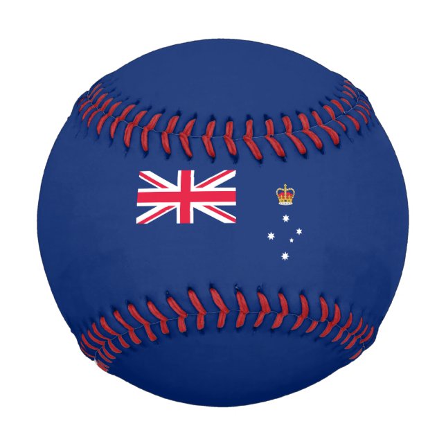 State Flag of Victoria (Australia) Baseball (Front)