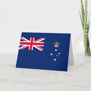 State Flag of Victoria (Australia) Card