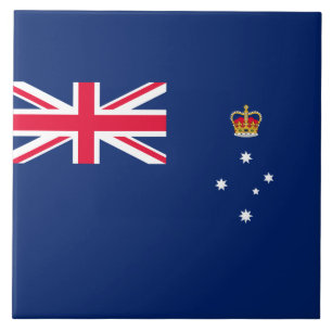 State Flag of Victoria (Australia) Ceramic Tile
