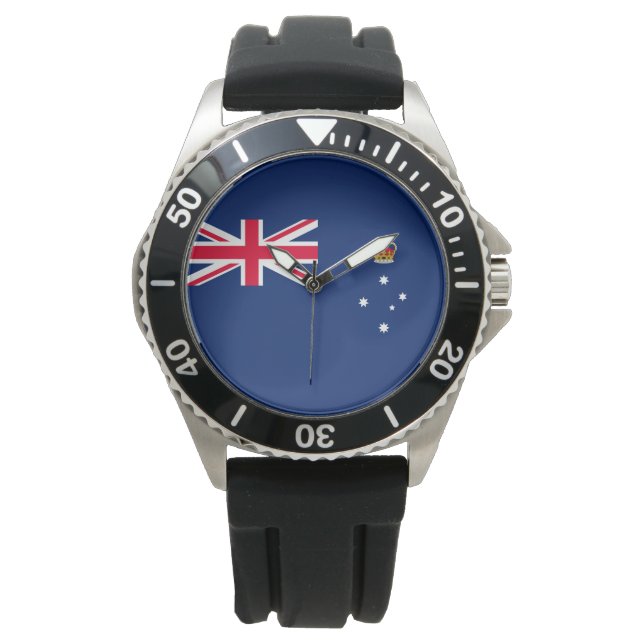 State Flag of Victoria (Australia) Watch (Front)