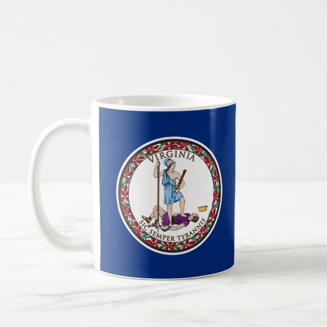 State Flag of Virginia Coffee Mug (Left)