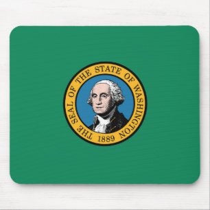 State Flag of Washington, USA Mouse Pad
