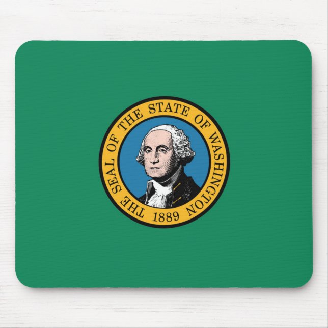 State Flag of Washington, USA Mouse Pad (Front)