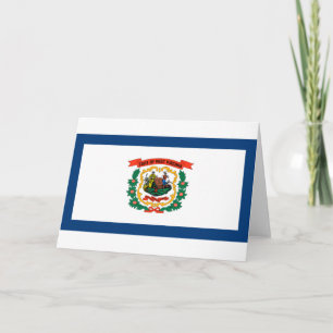 State Flag of West Virginia Card