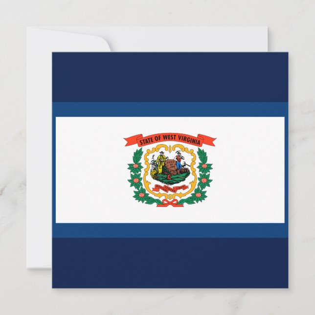 State Flag of West Virginia Card (Front)