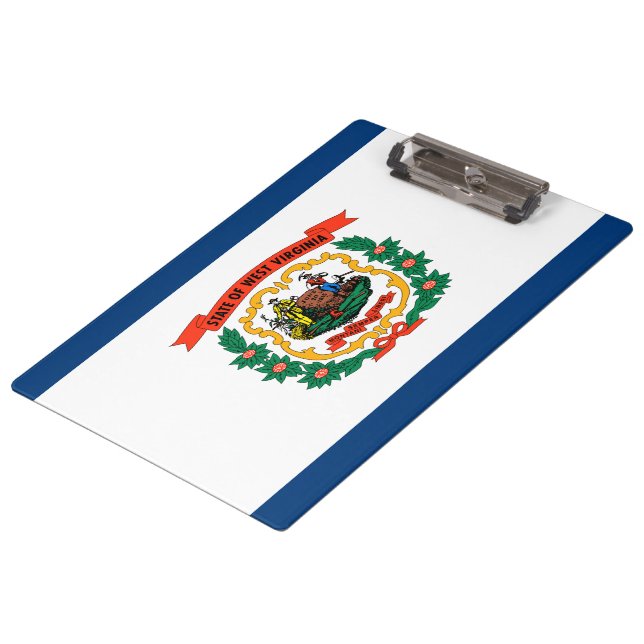 State Flag of West Virginia Clipboard (Angled)
