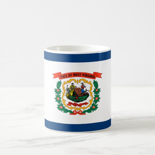State Flag of West Virginia Coffee Mug (Center)