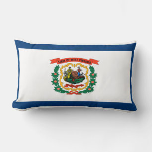 State Flag of West Virginia Lumbar Cushion