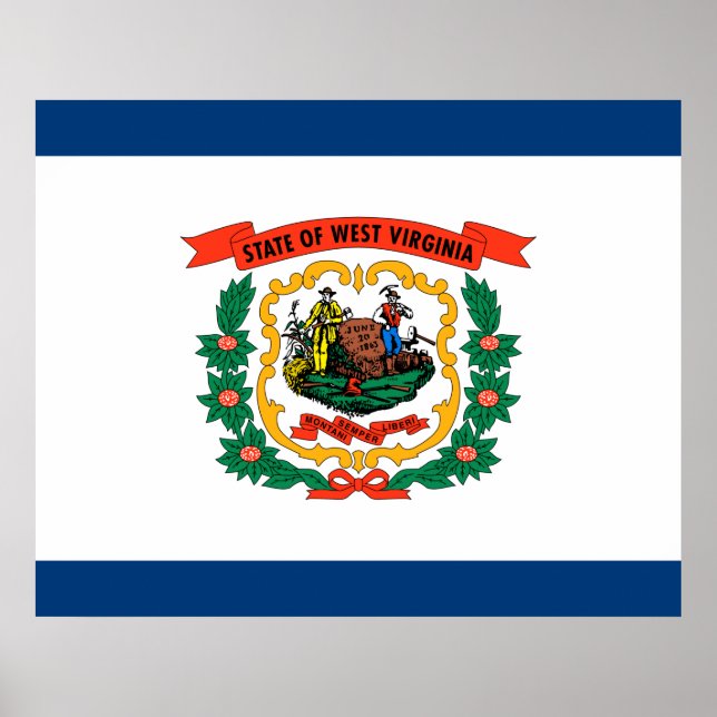 State Flag of West Virginia Poster (Front)