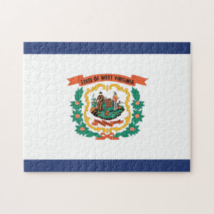 State Flag of West Virginia, USA Jigsaw Puzzle