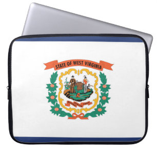 State Flag of West Virginia, USA Laptop Sleeve