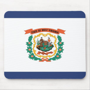 State Flag of West Virginia, USA Mouse Pad