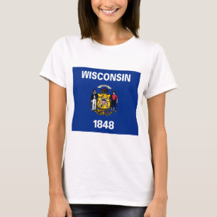 State Flag of Wisconsin T-Shirt