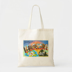 State Florida FL Old Vintage Travel Souvenir Tote Bag