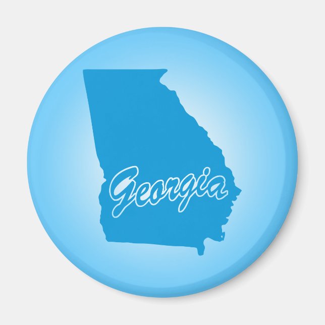 State Georgia Magnet (Front)
