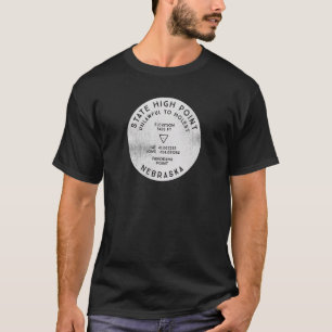 State High Point Nebraska Panorama Point Hike T-Shirt